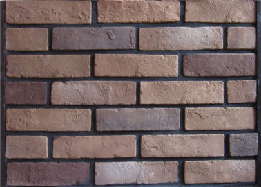 Zement Faux-Außenziegelstein Multipul-Farbe3d mit Wand-Dekoration