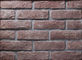 Handgemachte Hausmauer-Dekorations-dünne Ziegelstein-Furnier-Blattaußenstärke 12mm