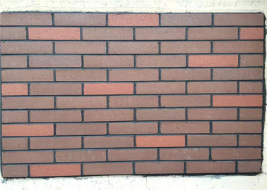 Rot machen Sie aufgeteilten Sichtbackstein für Außenumhüllungs-Wand-Hochbau glatt