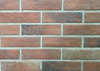 Furnier-Blattziegelstein-Fliesen der dauerhaften hitzebeständigen künstlichen Wand-3D21-1 dünne für 12mm Stärke im Freien