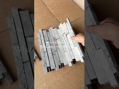 Schnelle Installation der alten Ziegel gleitet weit für die Wand